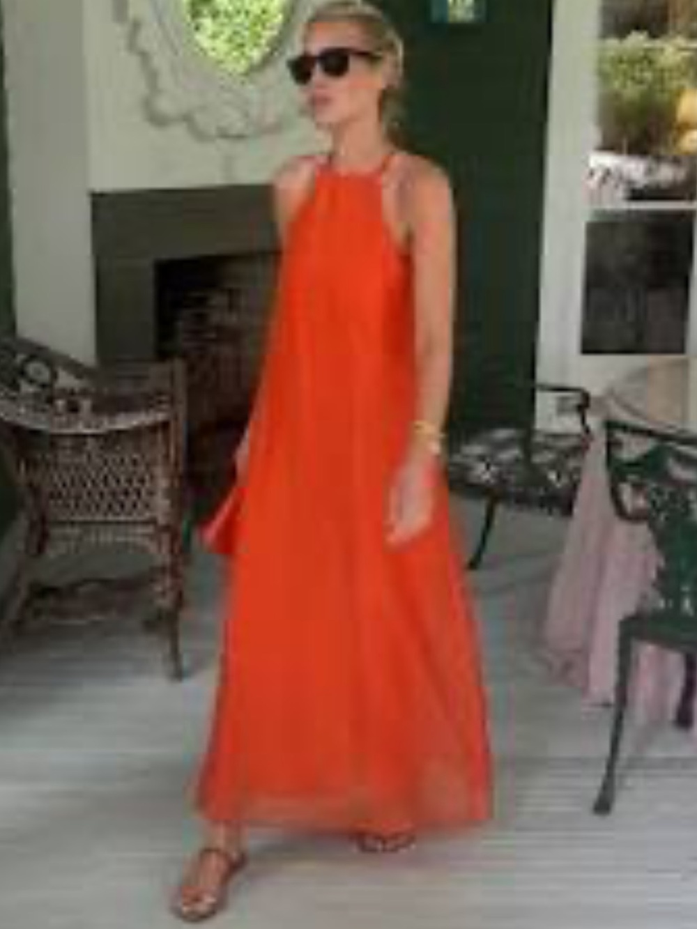 Julia Amory Sarah Dress Tangerine